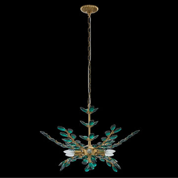 Alloro Luxury Crystal Pendant – Pewter