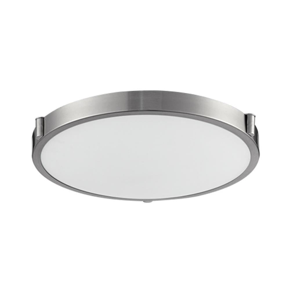 Kuzco Lighting 501122-LED-5CCT Flush Mount, UL Damp Rated, Brushed Nickel