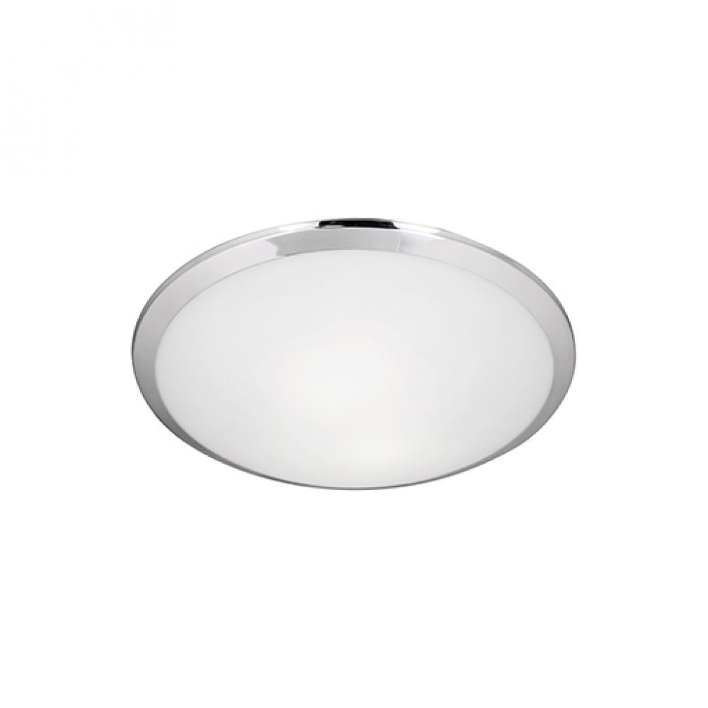 Kuzco 51561CH Flush Mount, 12-in, Chrome