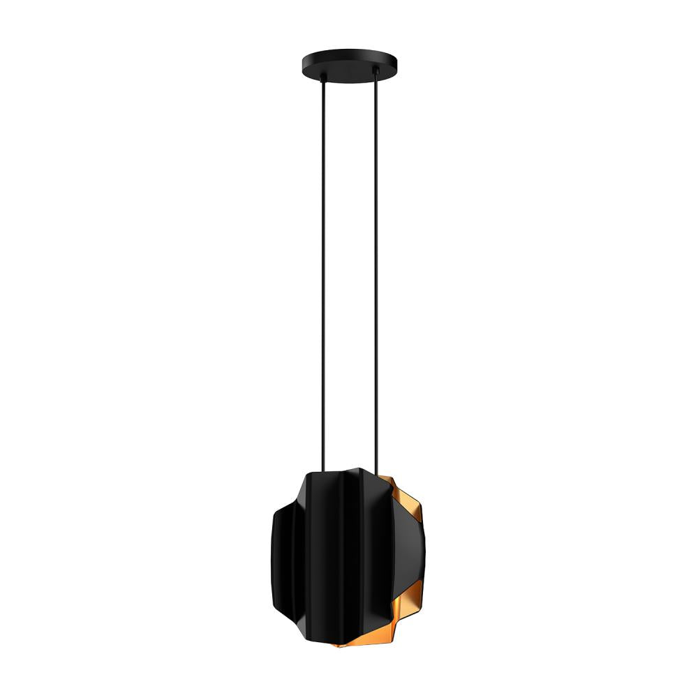 Kuzco Akira PD58014-BK/GD Pendant Light Fixture, 120W, Black/Gold