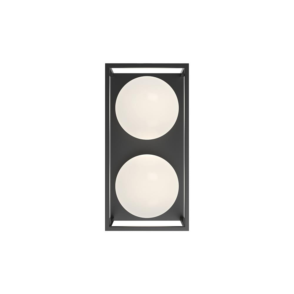 ALORA MOOD Lighting EW519213BK Amelia 13-in Exterior Wall Sconce, UL Damp Rated, Black