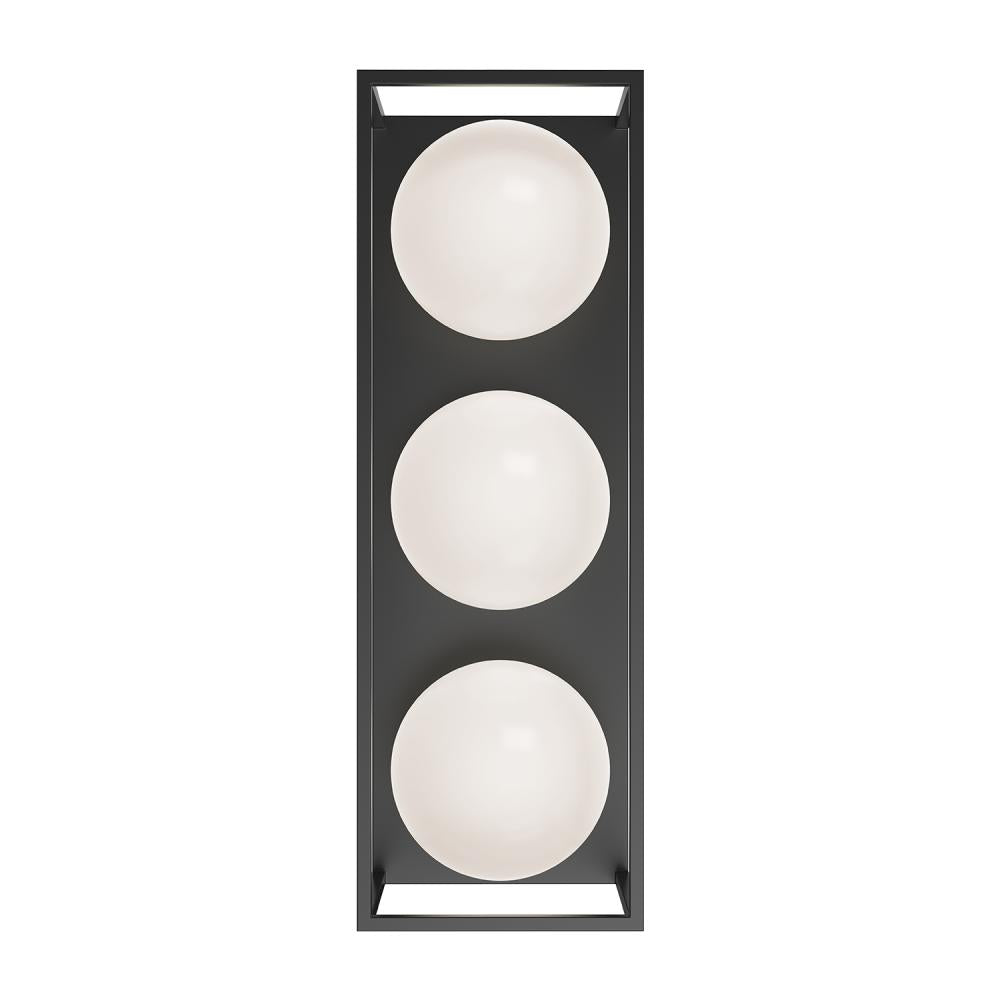 Alora Mood Amelia 19-in Exterior Wall Sconce, EW519339BK, Exterior Wall Sconces, Black