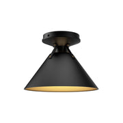ALORA MOOD Lighting Archer FM584507MB Flush Mount Fixture, UL Listed, Matte Black