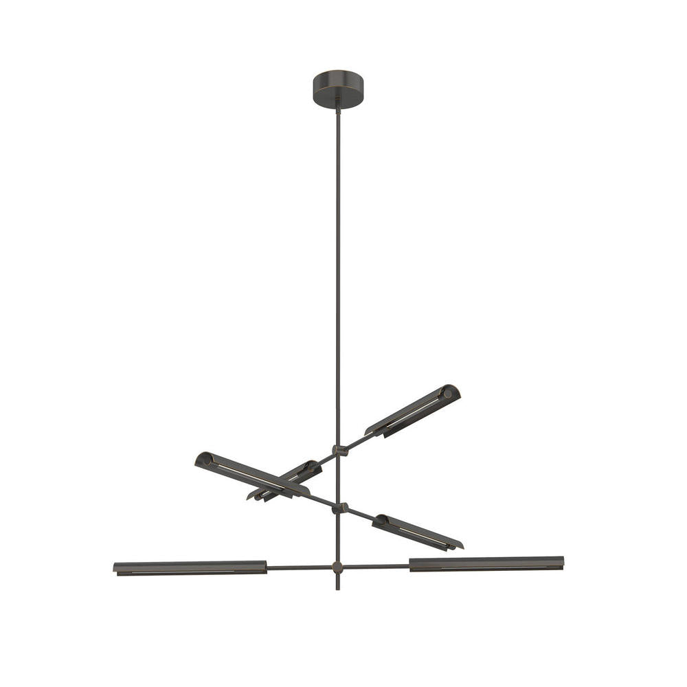 ALORA Lighting MP316406UBMS Multi Pendant, LED, Metal Shade/Urban Bronze