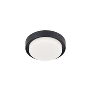 Kuzco Lighting EC44505-BK Bailey 5-in Exterior Ceiling Light Fixture, UL Damp Rated, Black