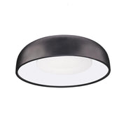 Kuzco Beacon FM13120-BK 20-in Flush Mount Light Fixture, UL Damp Rated, Black