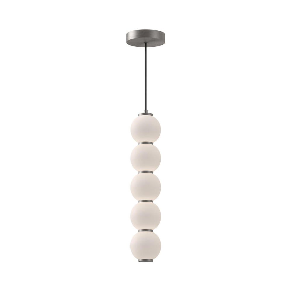 Alora Mood Lighting PD531515BNOP Pendant, LED, Brushed Nickel/Opal Matte Glass