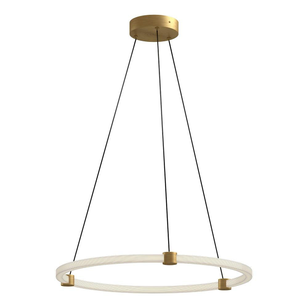 Kuzco Bruni PD24724-BG Pendant Light Fixture, UL Damp Rated, Brushed Gold