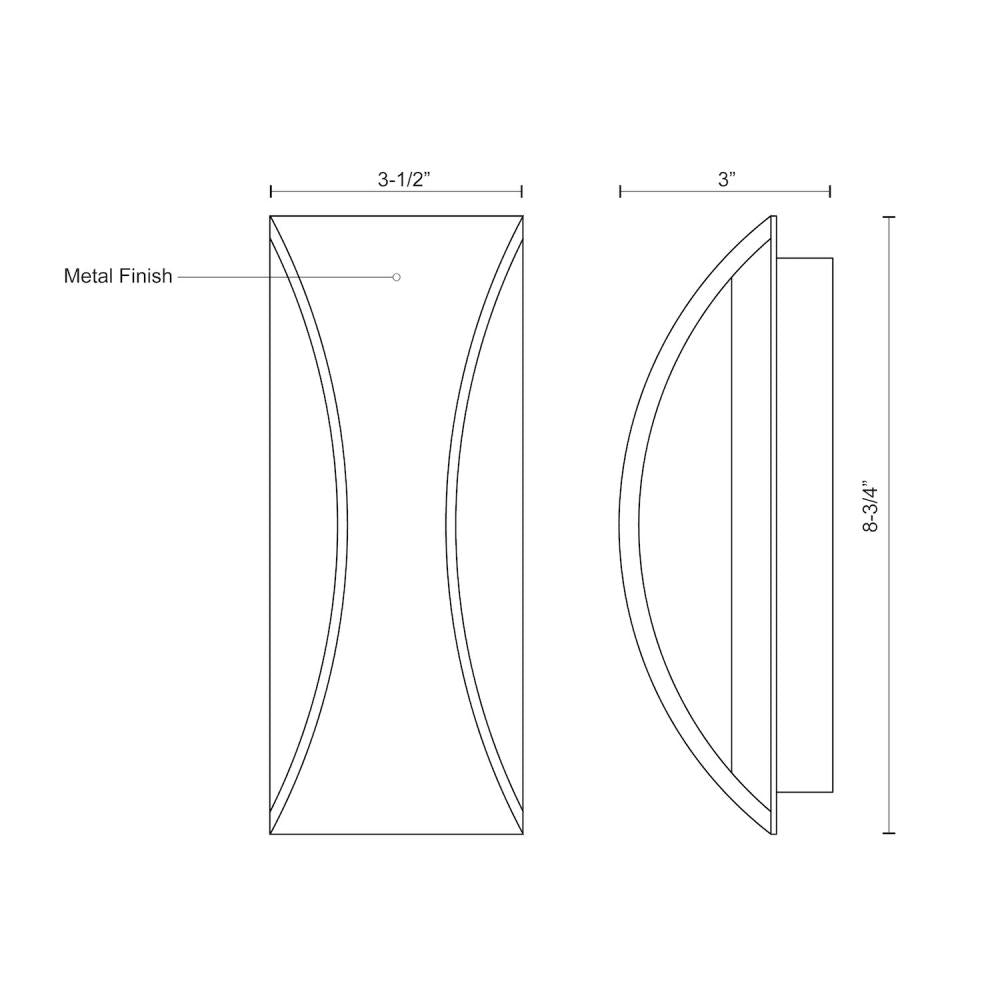 Kuzco Lighting Inc. CABO EW3609-WH Exterior Transitional - White