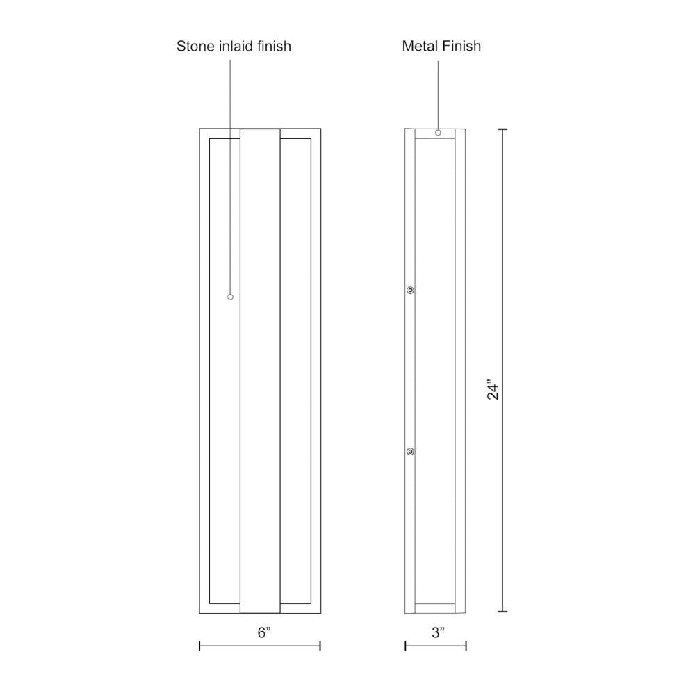 Kuzco Lighting Inc. CASPIAN EW6824-BK Exterior Traditional - Black