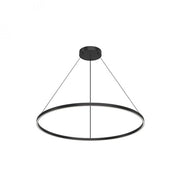 Kuzco Cerchio PD87148-BK Pendant Light Fixture, UL Damp Rated, Black