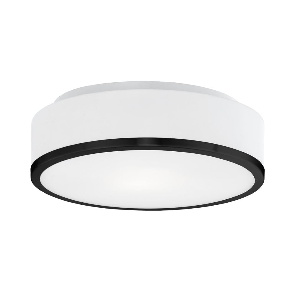 Kuzco Charlie FM6012-BK-5CCT Flush Mount, 20W, Black