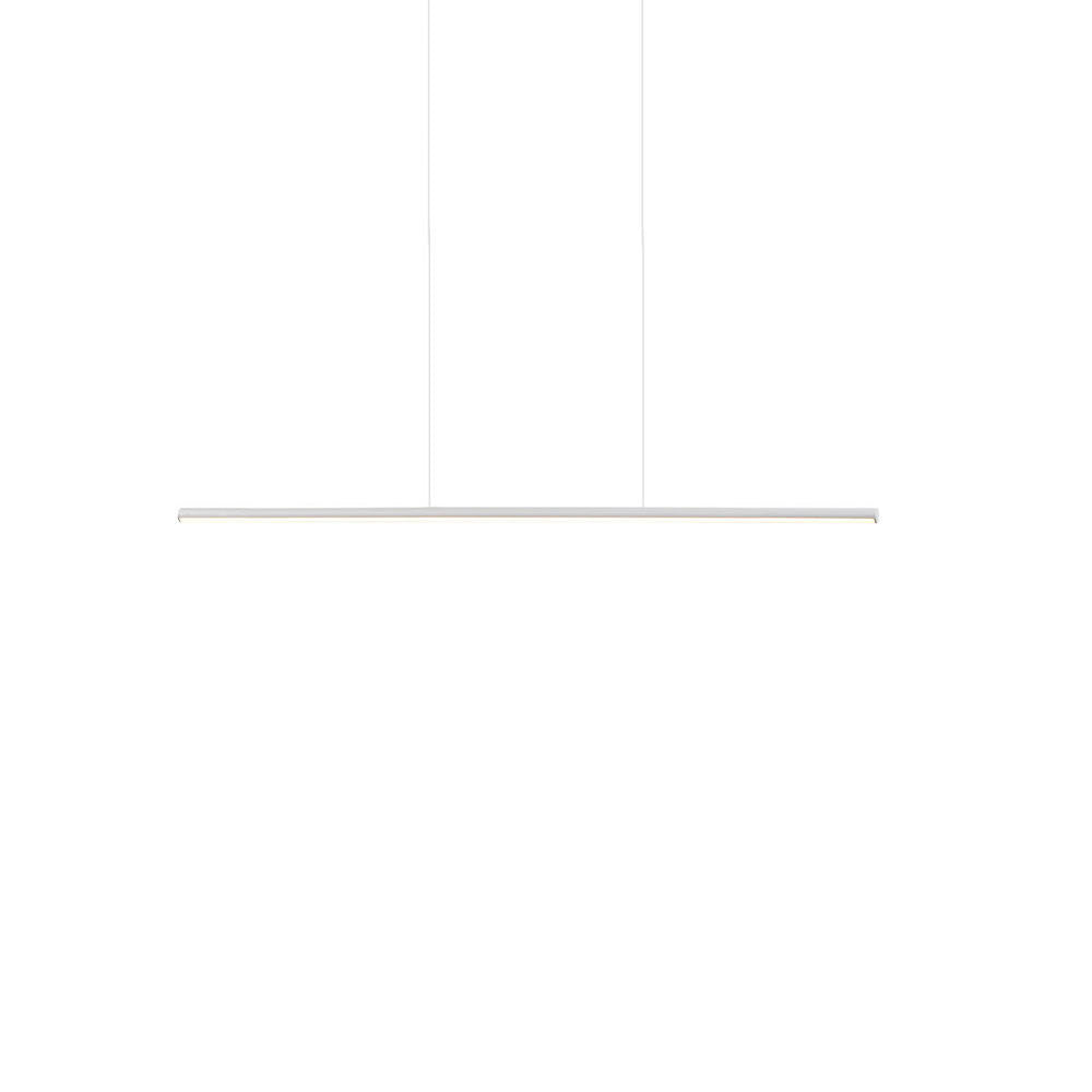 Kuzco Lighting LP14935-WH Chute 35-in White LED Linear Pendant, UL Damp Rated, White
