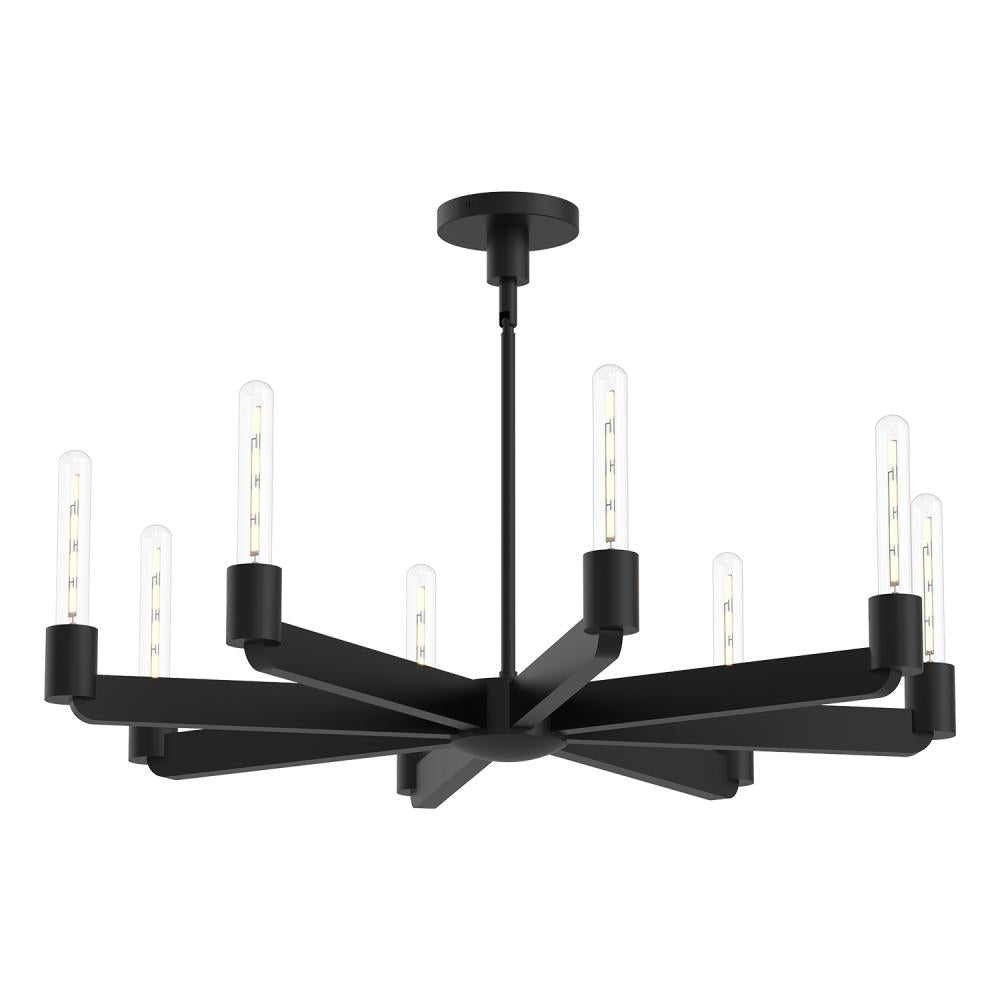 ALORA MOOD Lighting Claire CH607232MB Chandelier, 32-in, Matte Black