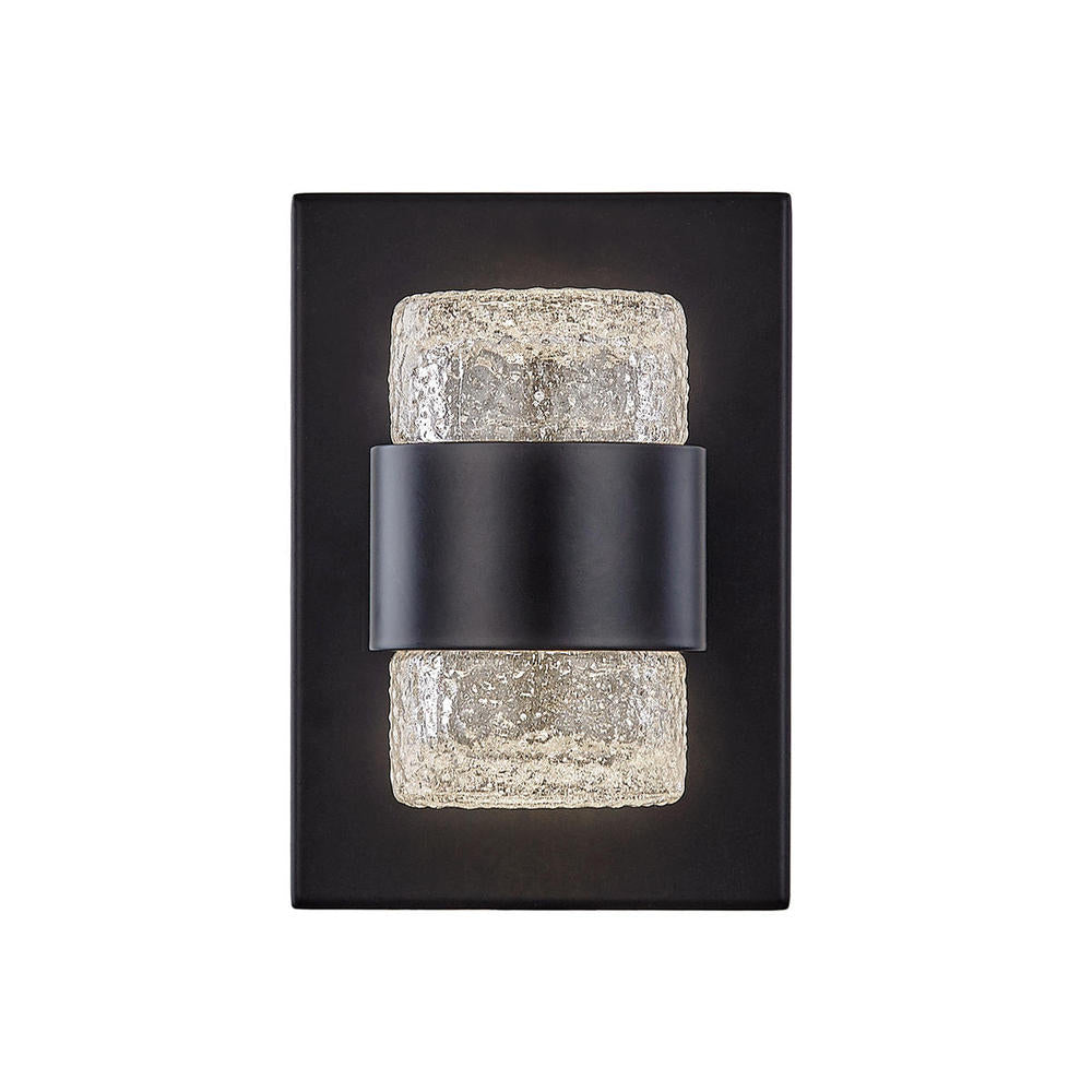 Kuzco Lighting EW48208-BK Exterior Wall Sconce, UL Damp Rated, Black