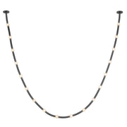 Kuzco Corda 17-ft Pendant, LED, Adjustable, Black/Opal Glass