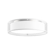 Kuzco Dalton FM7916-WOR-5CCT Flush Mount Light Fixture, UL Listed, White Organza