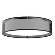 Kuzco Lighting FM7920-BOR-5CCT Flush Mount, LED, Black Organza