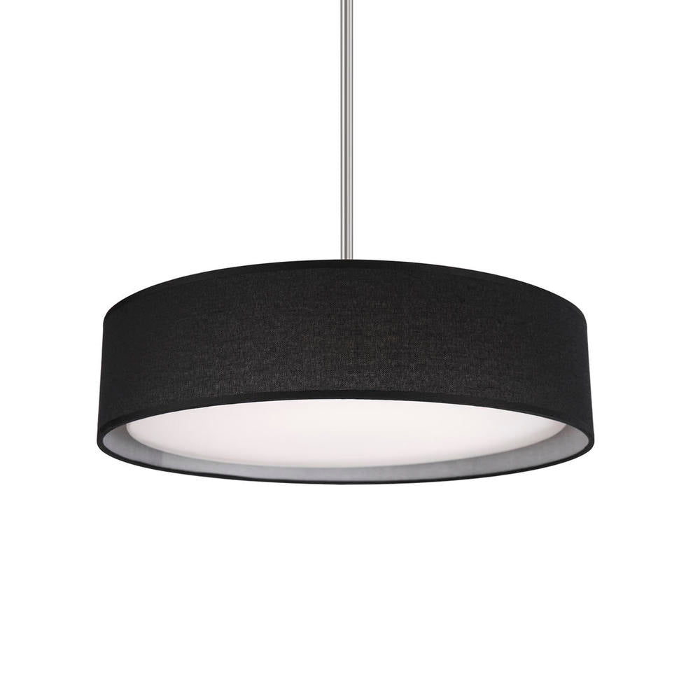 Kuzco Dalton PD7916-BK Pendant Light Fixture, UL Damp Rated, Black