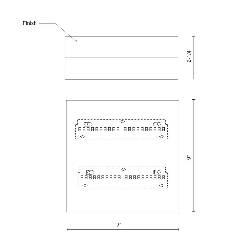 Kuzco Lighting Inc. DARTMOUTH FM3409-BN Flush Mount Traditional - Brushed Nickel