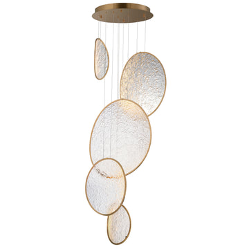 ET2 Lighting E24976-BCN Moonscapes 5-Light LED Pendant