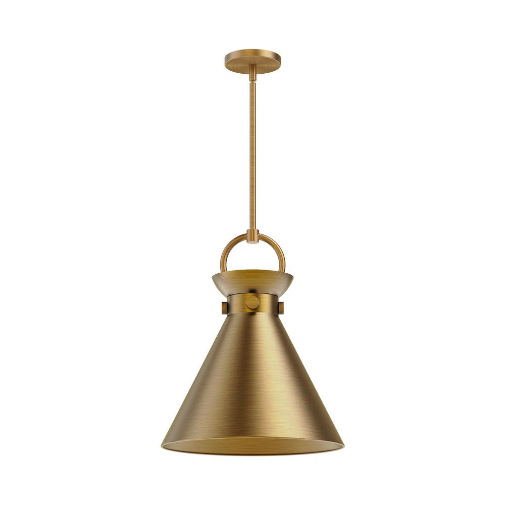 ALORA MOOD Emerson PD412014AG Pendant Light Fixture, UL Damp Rated, Aged Gold