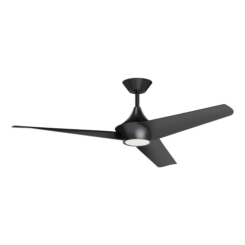 ALORA MOOD Lighting CF523056MB Ceiling Fan, 56-in, LED, Matte Black
