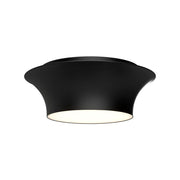 ALORA MOOD Lighting FM523013MB Flush Mount, 2 Lights, Matte Black