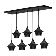ALORA MOOD Emiko LP523036MB Linear Pendant, Inspired by Japanese Design, Matte Black