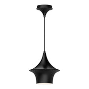 ALORA MOOD Lighting PD523009MB Pendant, 1 Light, Matte Black