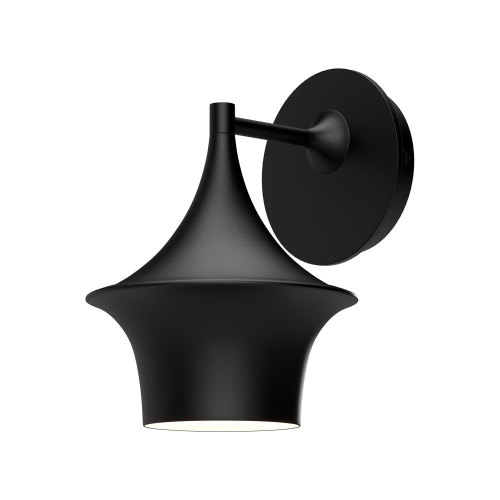 ALORA MOOD Lighting Emiko WV523007MB Wall/Vanity Light Fixture, UL Damp Rated, Matte Black