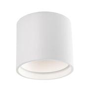 Kuzco Falco FM10605-WH-UNV Flush Mount Light Fixture, UL Damp Rated, White