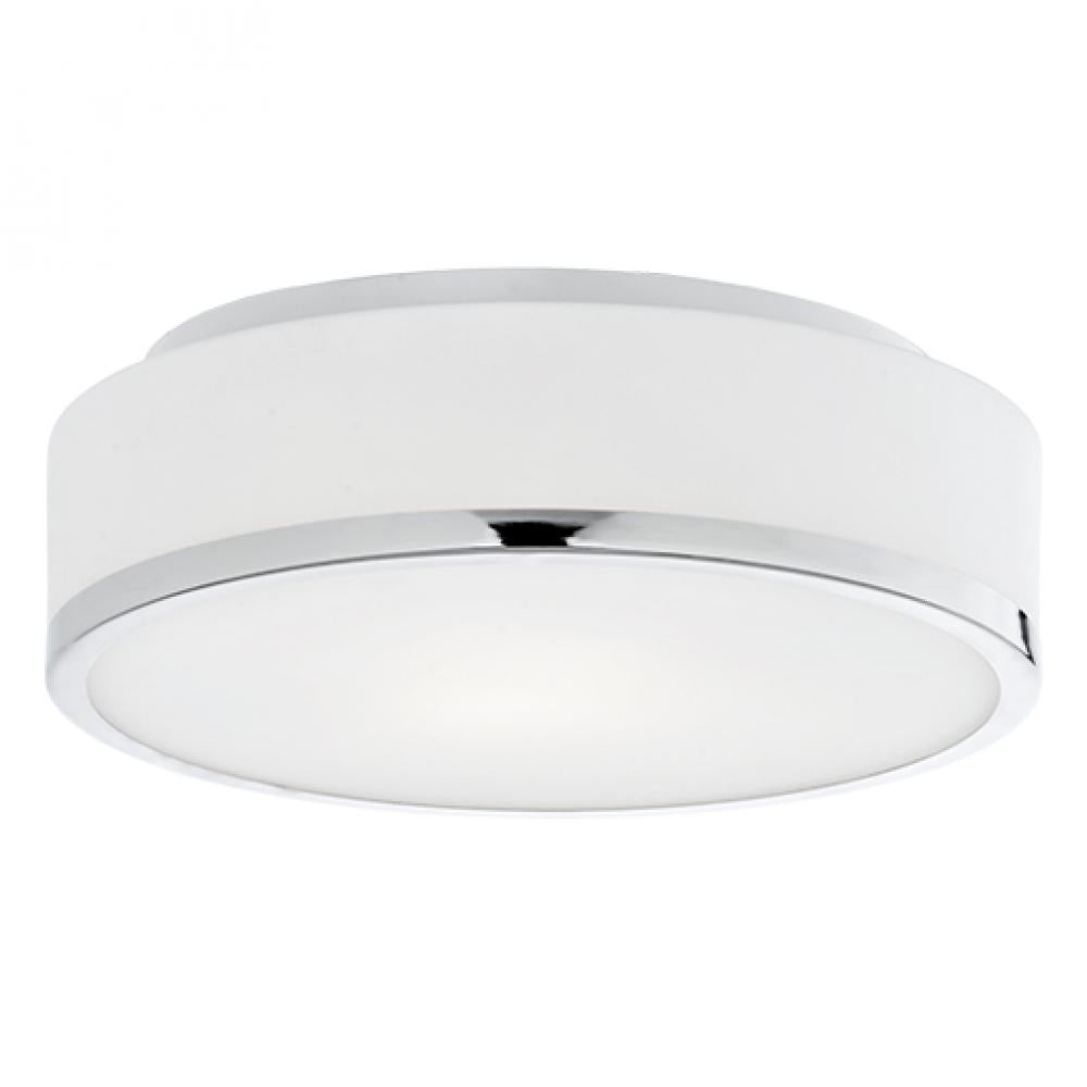 Kuzco Lighting FM6012-CH-5CCT Flush Mount Fixture, UL Damp Rated, Chrome