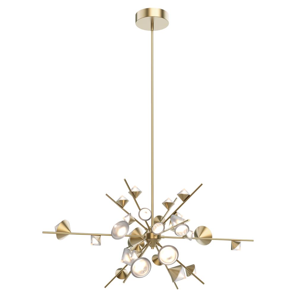 Kuzco Geode CH50848-BG Chandelier, LED, Brushed Gold