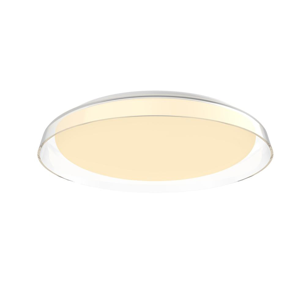 Kuzco Lighting FM43117-CL-5CCT Flush Mount Fixture, 30W, Clear