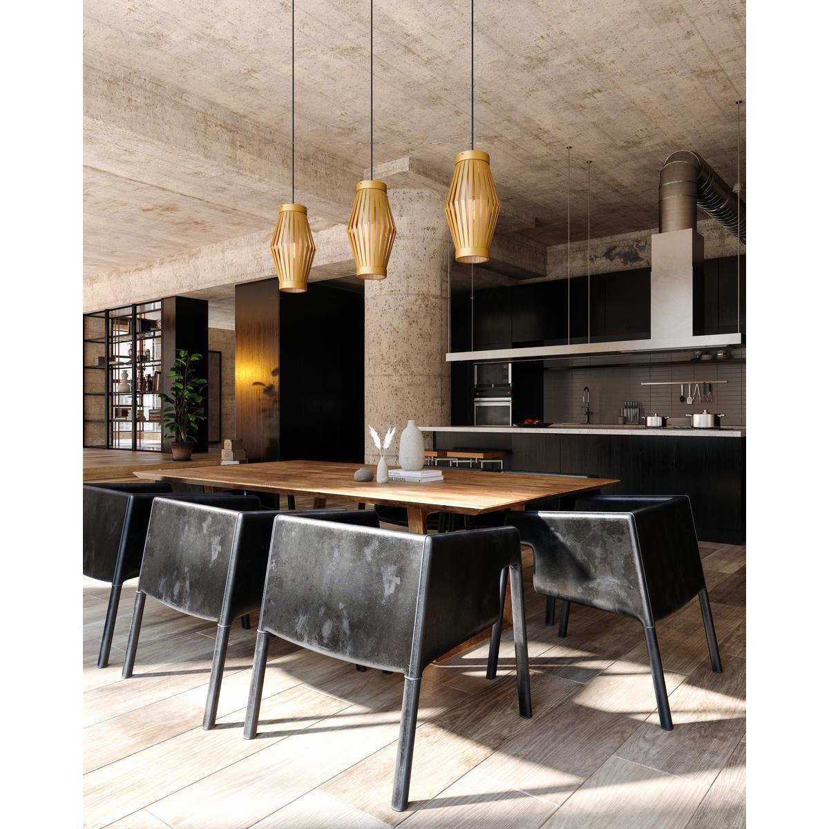 ALORA MOOD Lighting PD434509AGOP Pendant Light, UL Damp Rated, Aged Gold/Opal Matte Glass