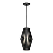 ALORA MOOD Lighting Hana PD434509MBOP Pendant, 1 Light, Matte Black/Opal Matte Glass