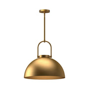 ALORA MOOD Lighting PD504016AG Pendant Light Fixture, UL Damp Rated, Aged Gold