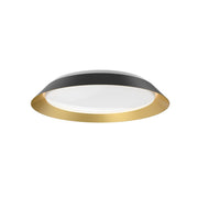 Kuzco FM43419-BK/GD-5CCT Flush Mount, 30W Watt, Decorative Black/Gold
