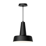 ALORA MOOD Lighting PD527811MB Pendant, 1 Light, Scandinavian Minimalism, Matte Black