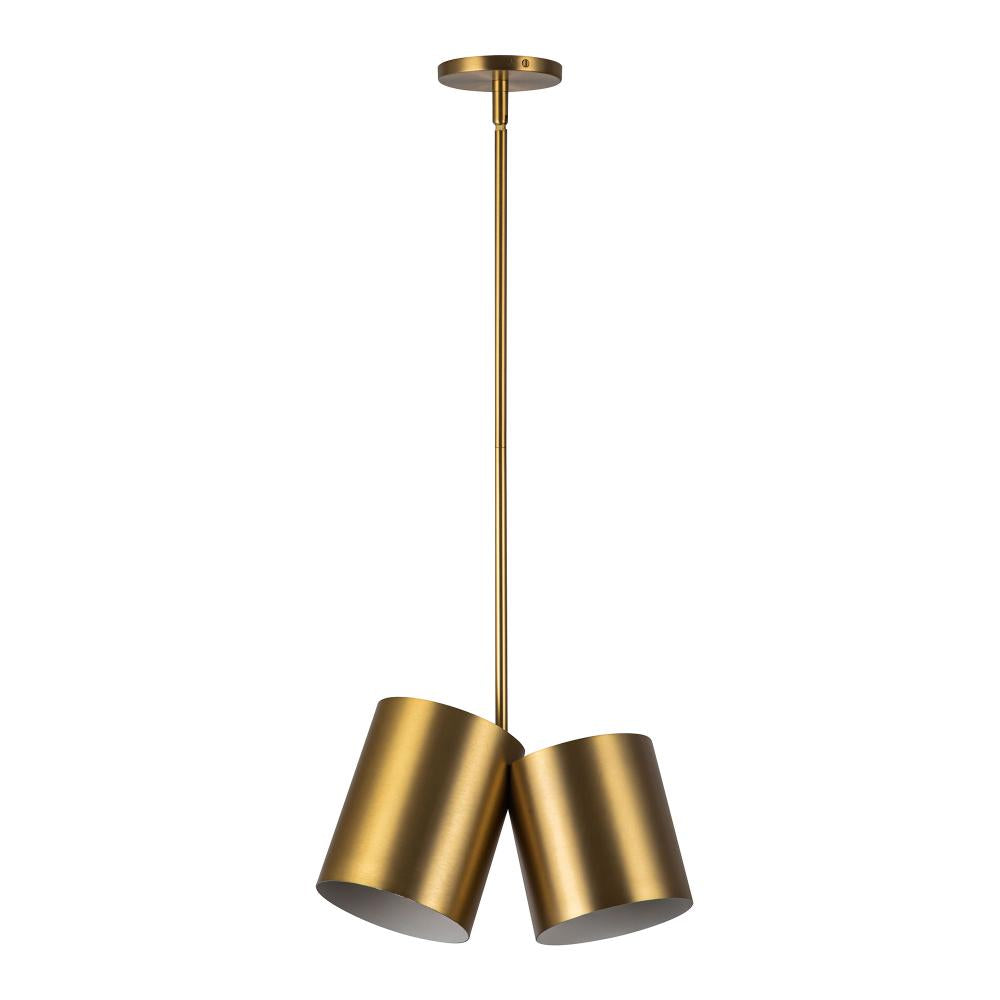 Kuzco PD58814-BG Pendant Light Fixture, UL Damp Rated, Brushed Gold