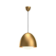 ALORA MOOD Kenji PD529116AGOP Pendant Light Fixture, UL Damp Rated, Aged Gold/Opal Matte Glass