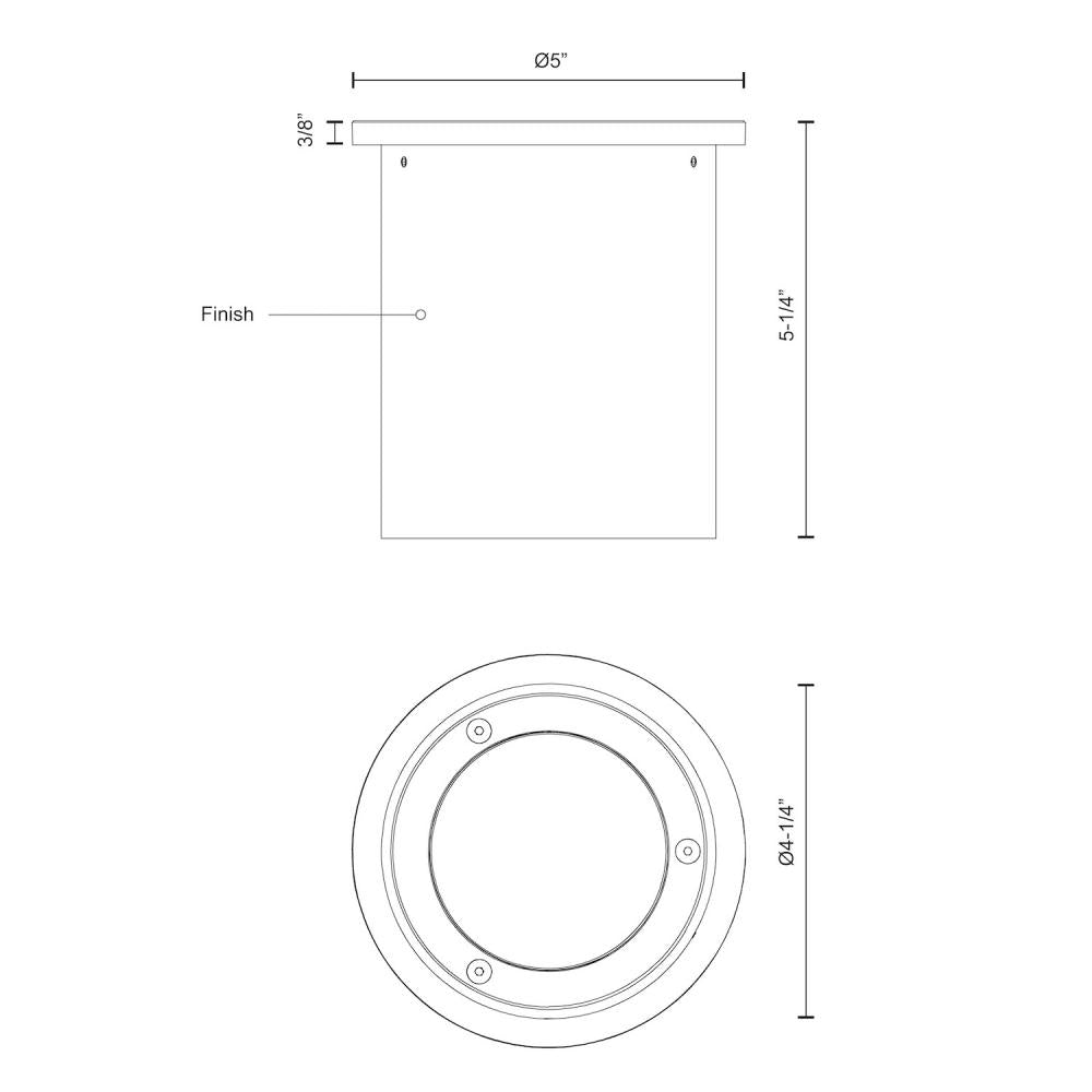 Kuzco Lighting Inc. LAMAR EC19404-WH Exterior Traditional - White
