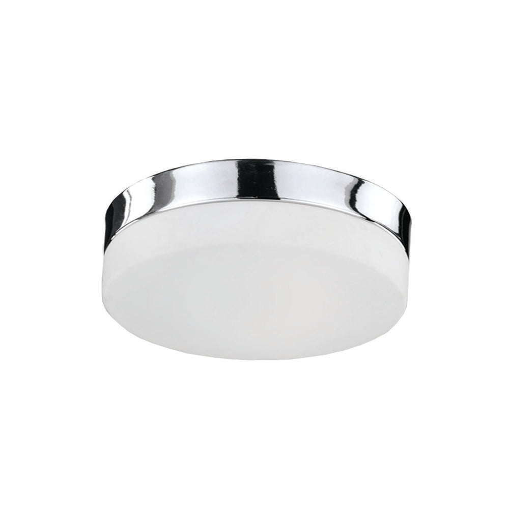 Kuzco Lomita FM2011-CH Flush Mount Fixture, LED, 11-in, Chrome