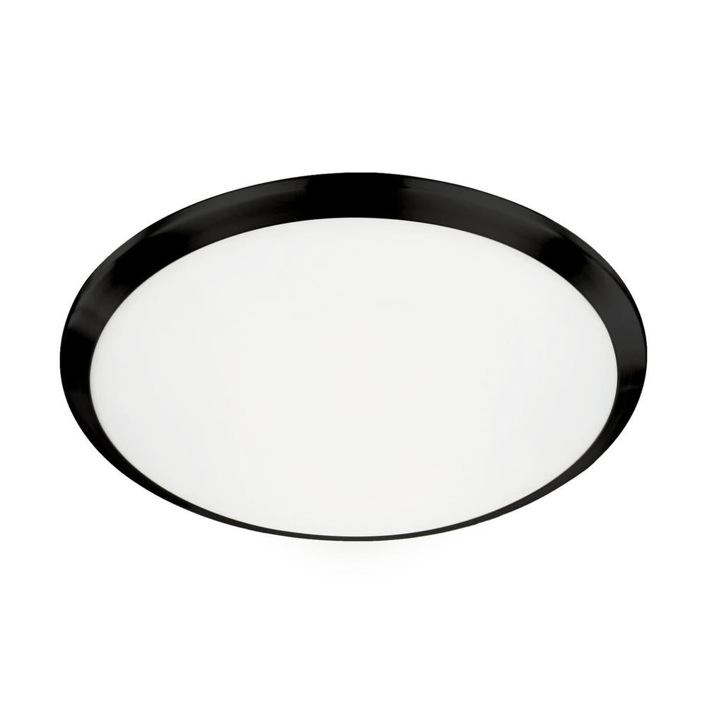 Kuzco Malta FM1515-BK Flush Mount, LED, Black