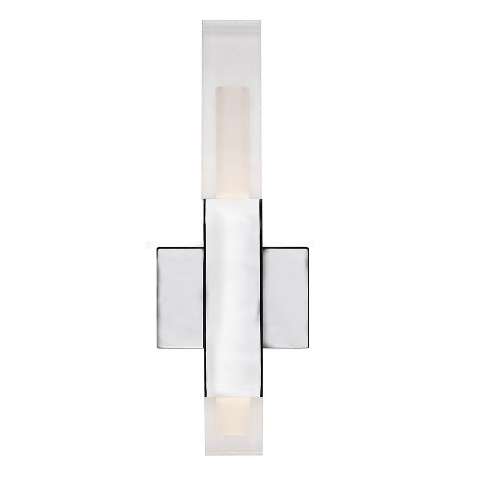 Kuzco Martelo WS53318-CH Wall Sconce, LED, Chrome