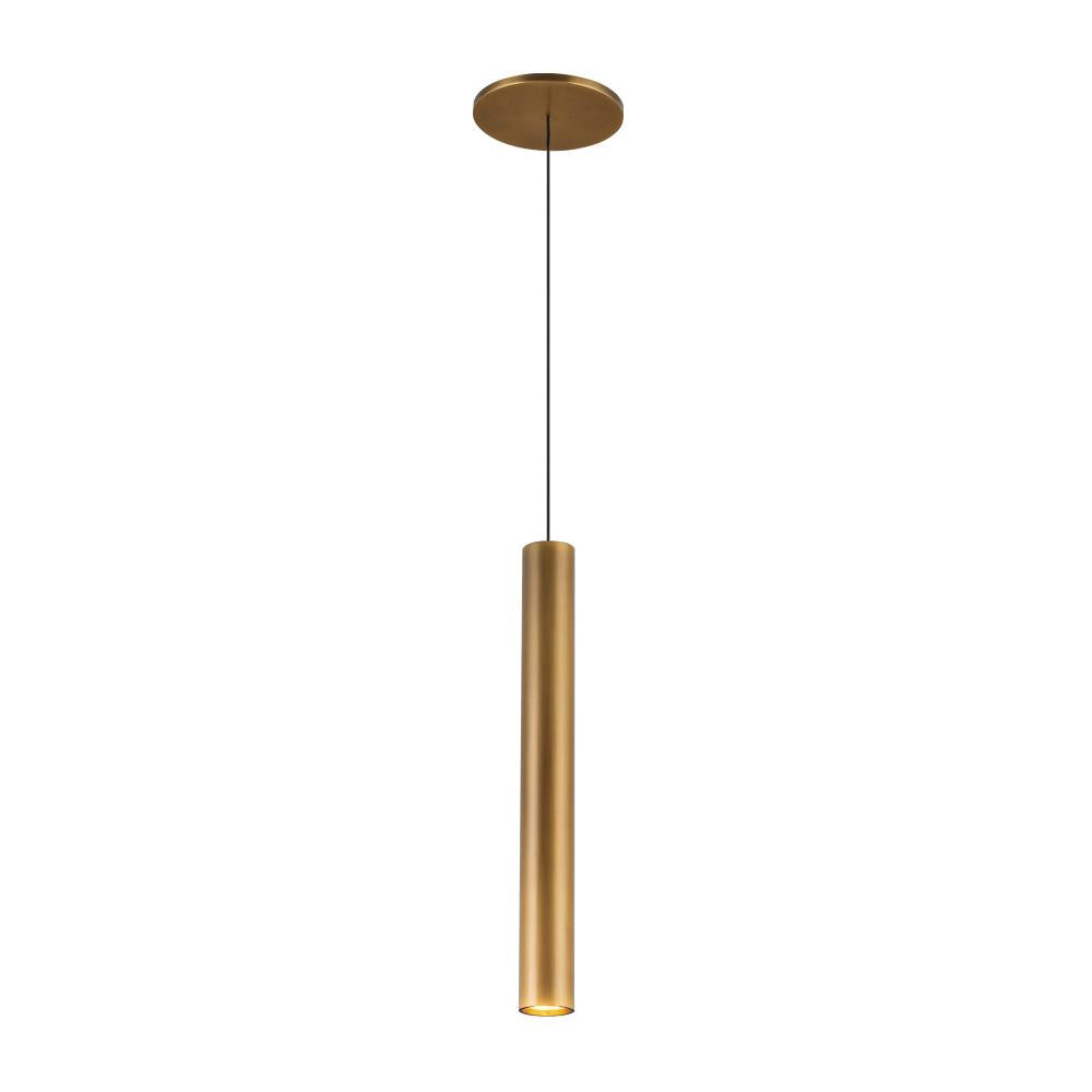 Kuzco Mason PD90414-VB Pendant, 14-in Vintage Brass LED, Vintage Brass