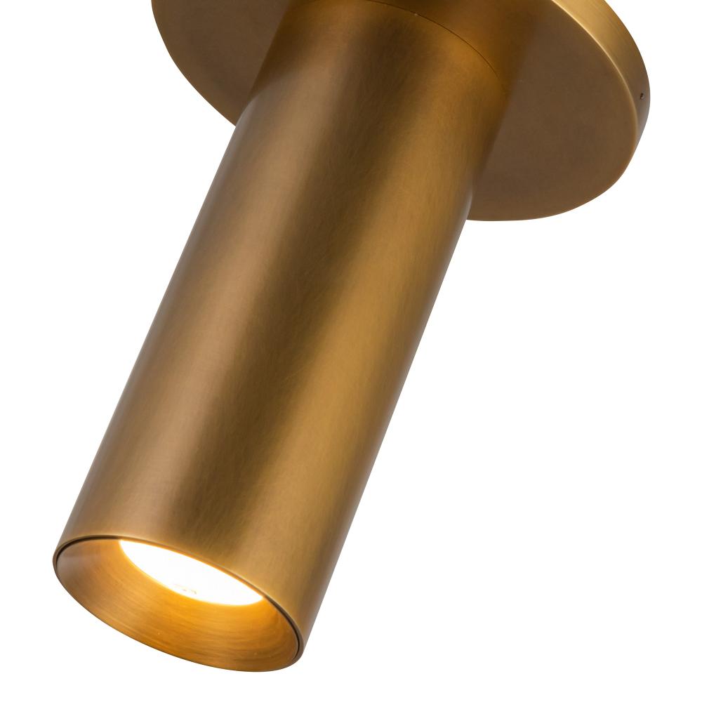 Kuzco Mason SF90406-VB Semi-Flush Mount, Vintage Brass