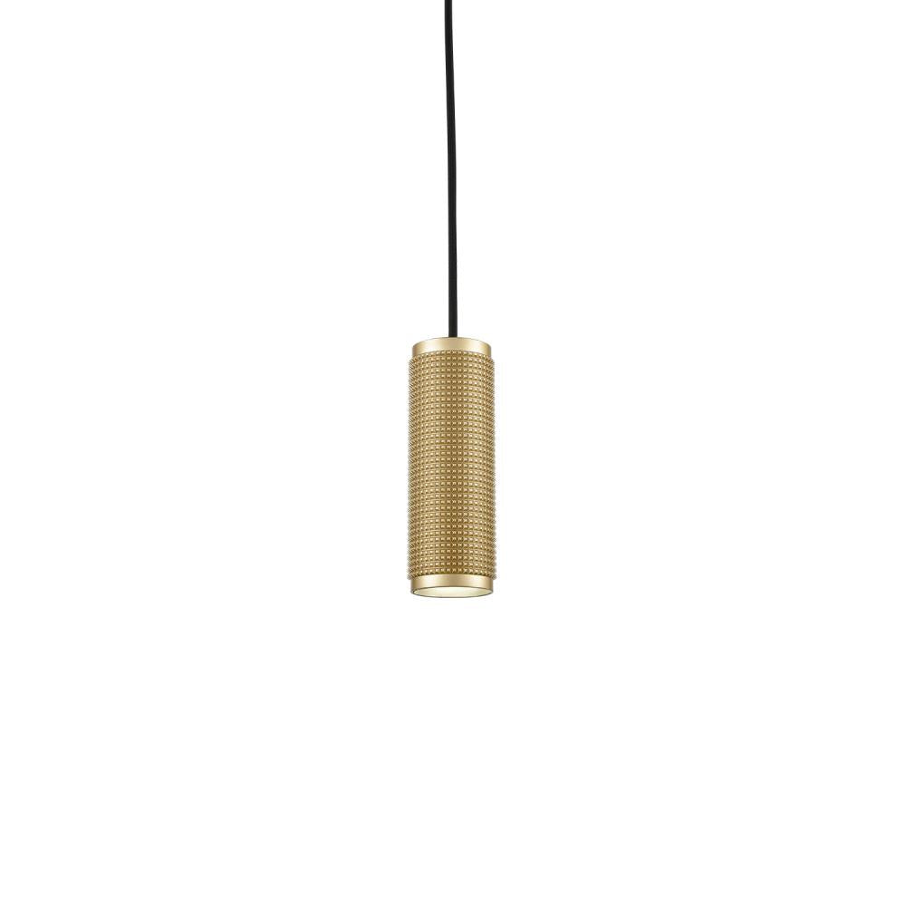 Kuzco Lighting 494603-GD Pendant, 3-in, 1 Light, Knurled Aluminum, Gold