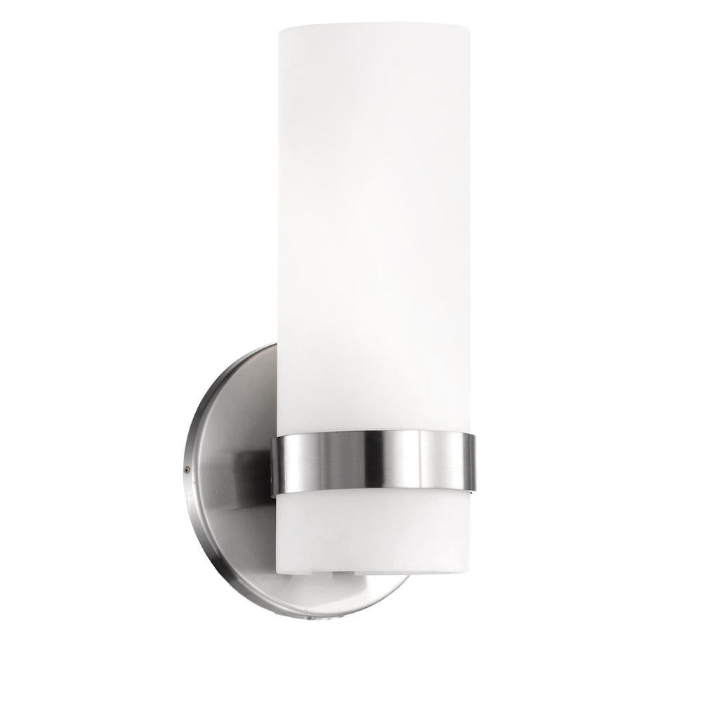 Kuzco WS9809-BN Wall Sconce, UL Damp Rated, Brushed Nickel